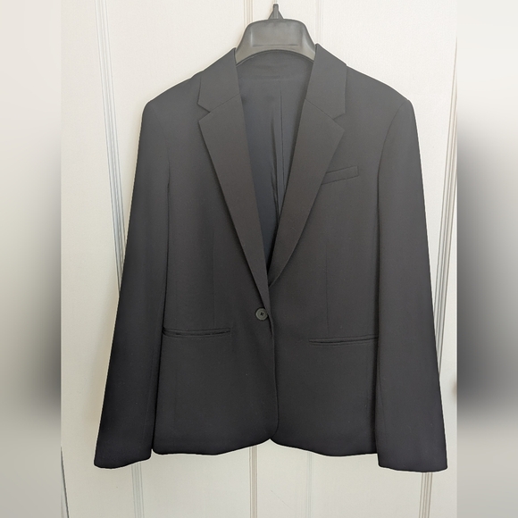 Everlane Jackets & Blazers - Vintage Everlane Dark Navy Wool Blazer 4